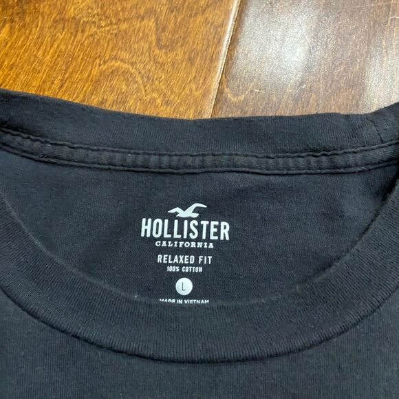Hollister x Pop Smoke Memorial Rap Rapper Tee Washed Black Men's Size Large - Picture 6 of 8